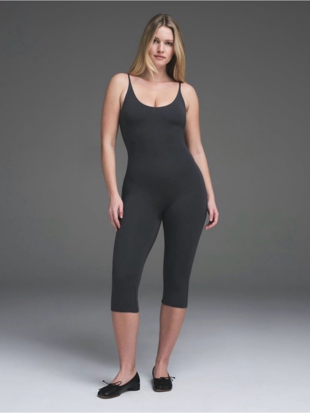 NWT Skims Smooth Lounge Skimpy Strap Capri Catsuit SMALL